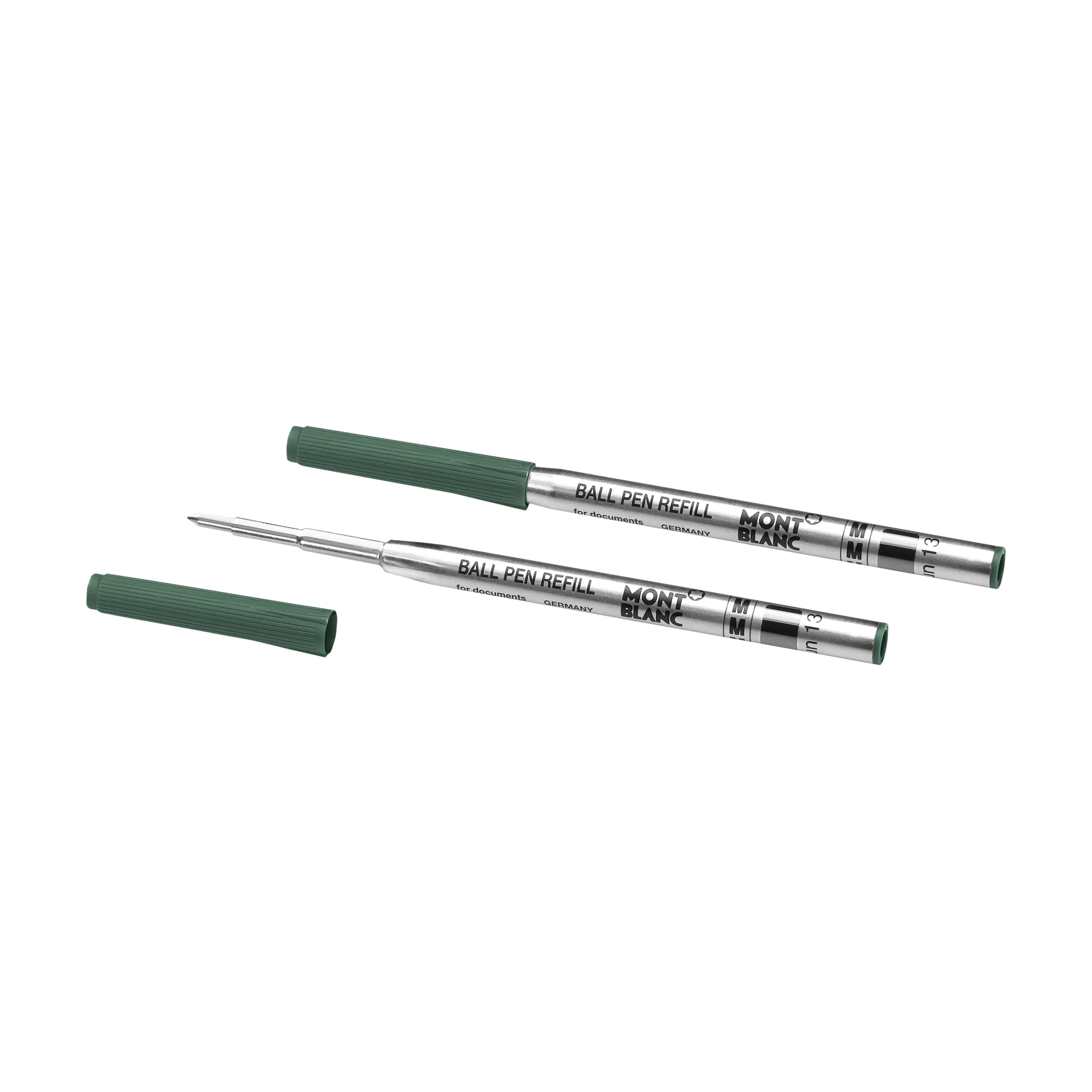2 Ballpoint Refills, Irish Green - Medium