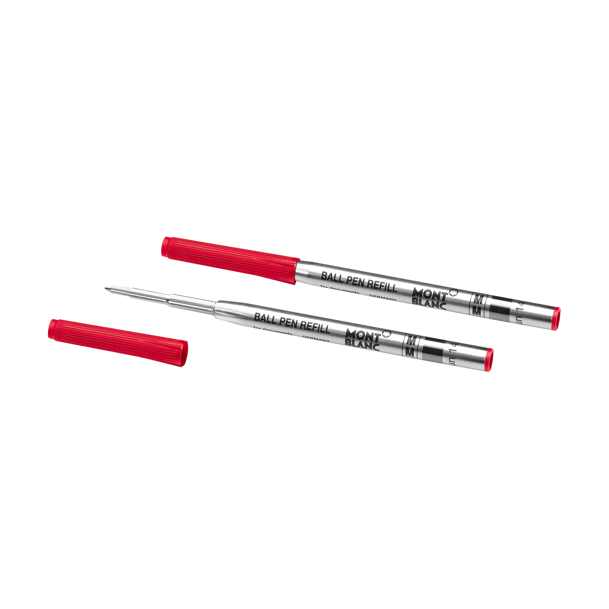 2 Ballpoint Refills, Modena Red - Medium