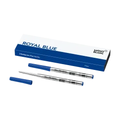 2 Ballpoint Refills, Royal Blue - Fine