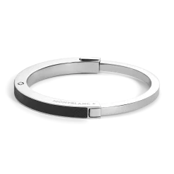 Bangle in Steel with Extreme Pattern