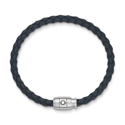 Bracelet Large, Soft Leather, Avio Blue