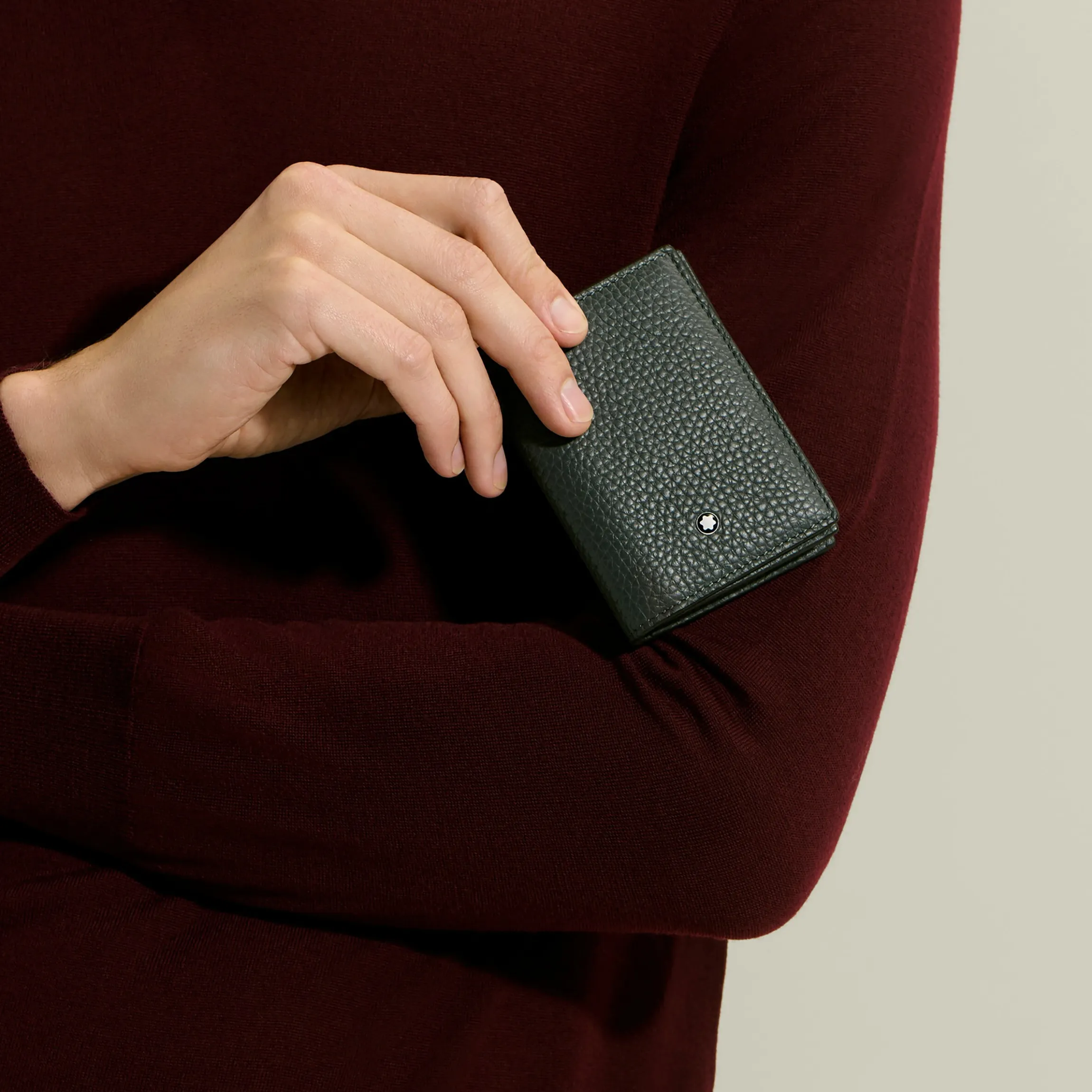 Card Holder 4cc in Grain Leather
