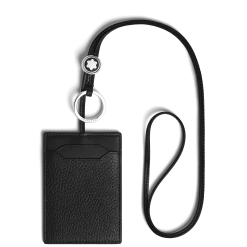 Card Holder 3cc with Strap in Grain Leather