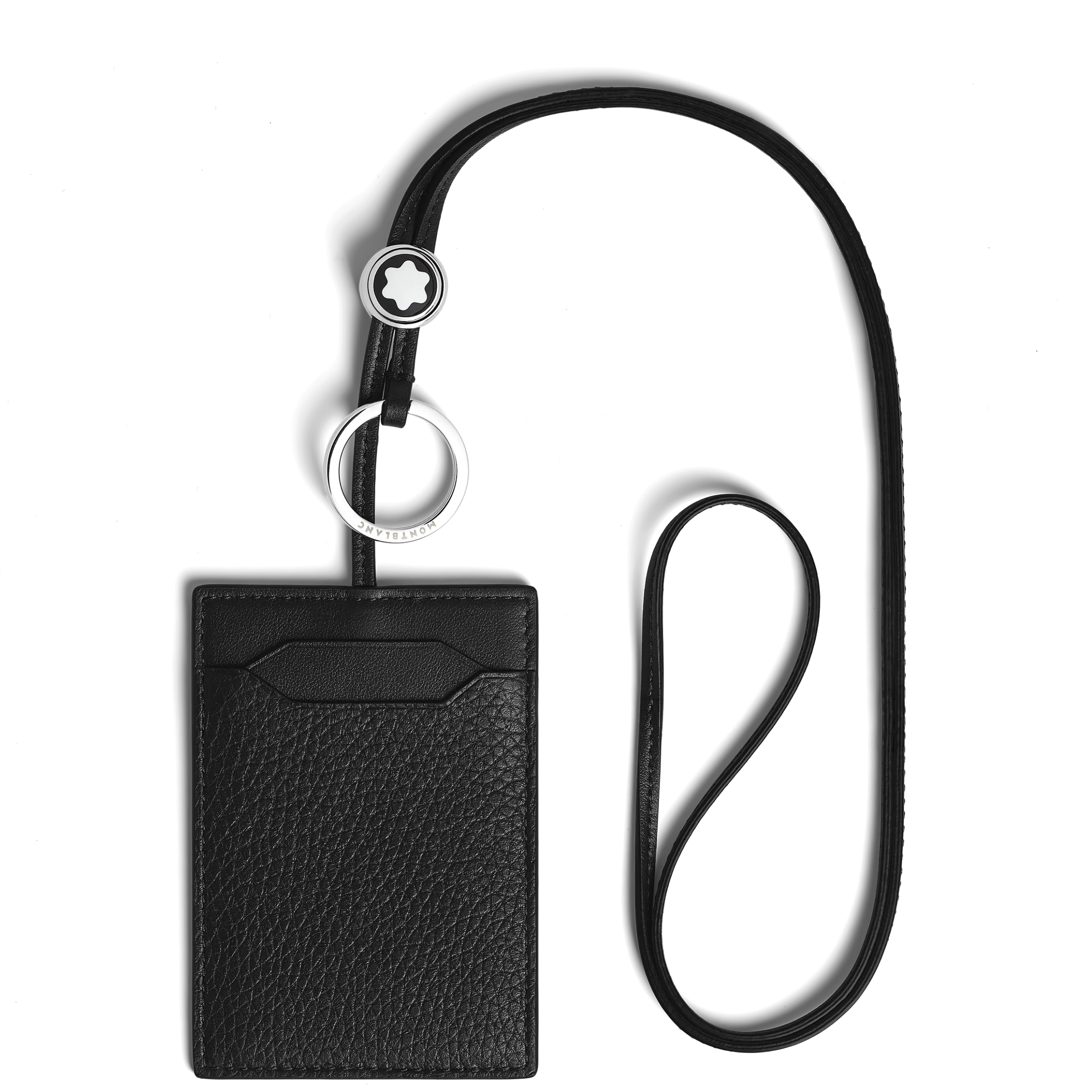 Card Holder 3cc with Strap in Grain Leather
