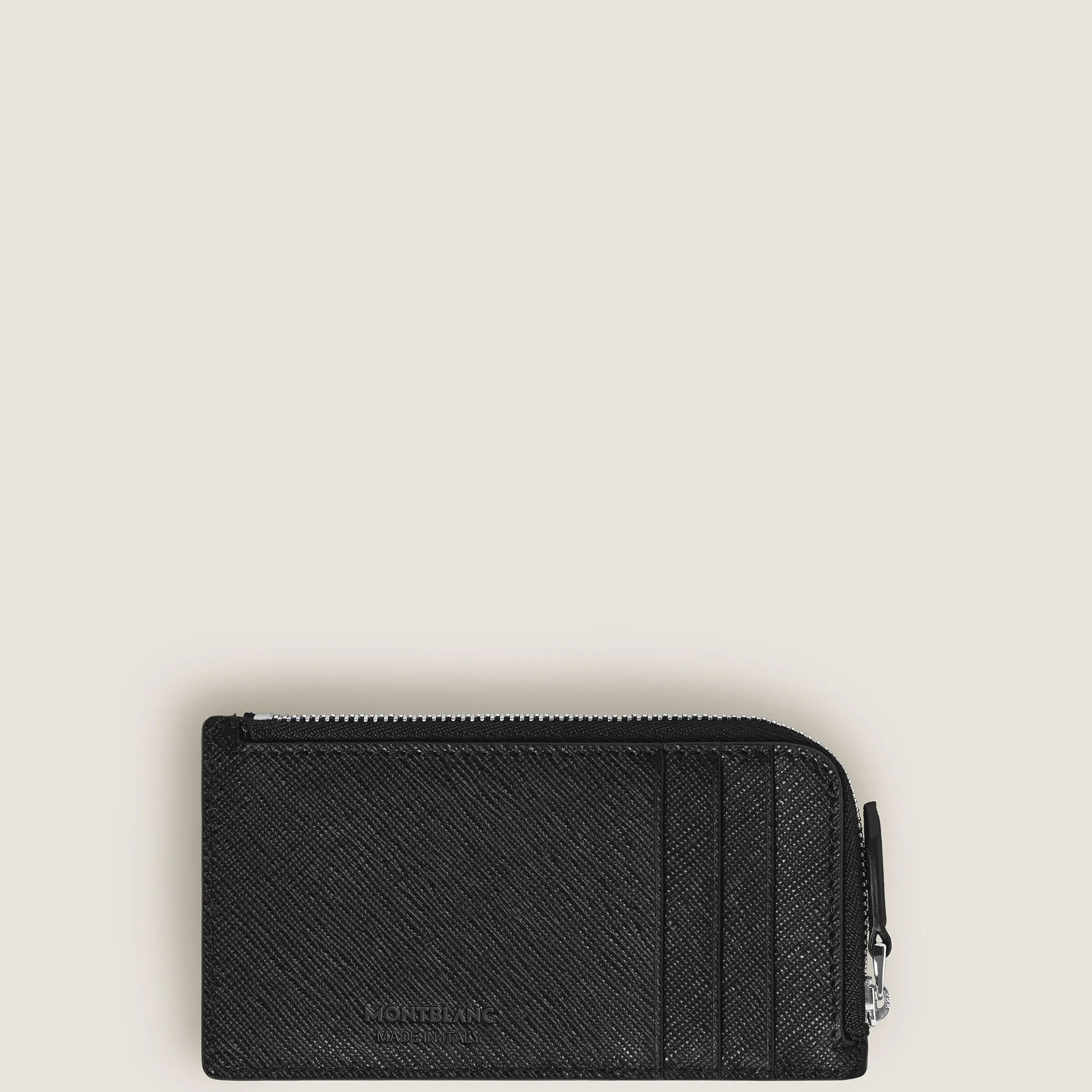 Card Holder 7cc with zip in Sartorial Leather