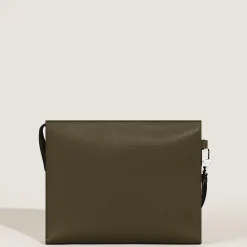 Clutch in Sartorial Leather