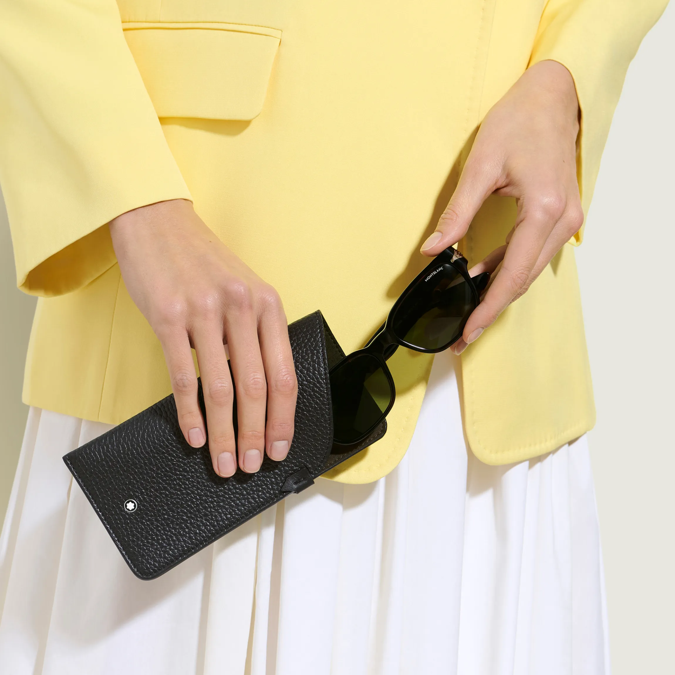 Eyewear Pouch in Grain Leather
