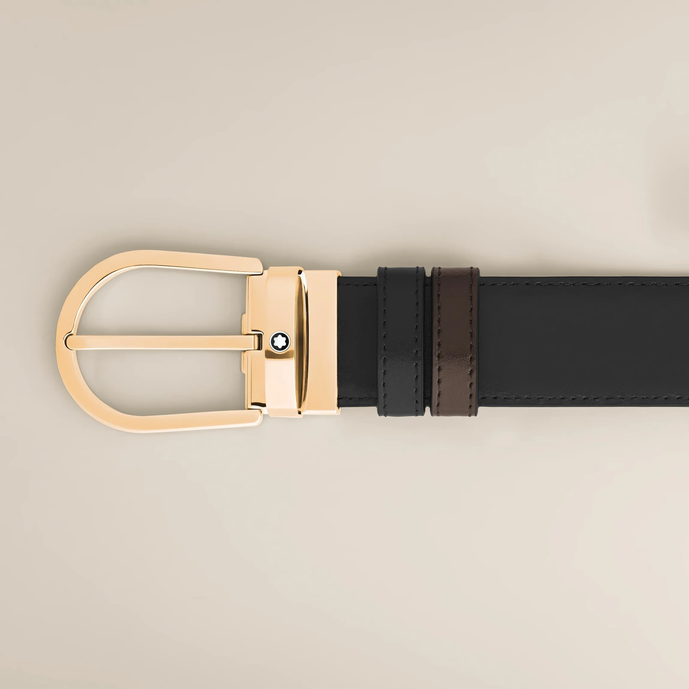 Horseshoe 35 mm Reversible Belt in Meisterstück Leather