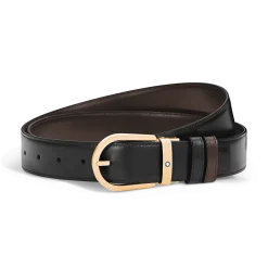 Horseshoe 35 mm Reversible Belt in Meisterstück Leather