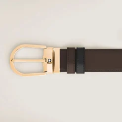Horseshoe 35 mm Reversible Belt in Meisterstück Leather