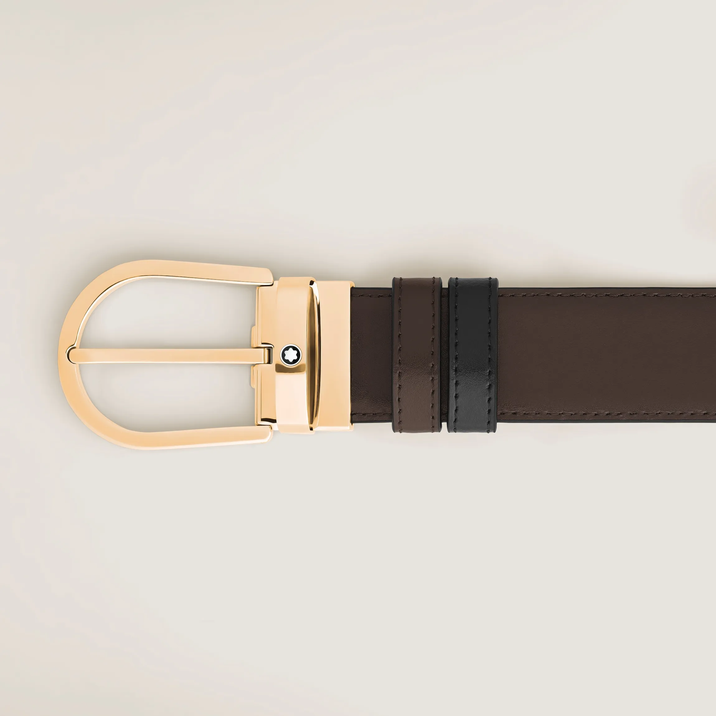 Horseshoe 35 mm Reversible Belt in Meisterstück Leather