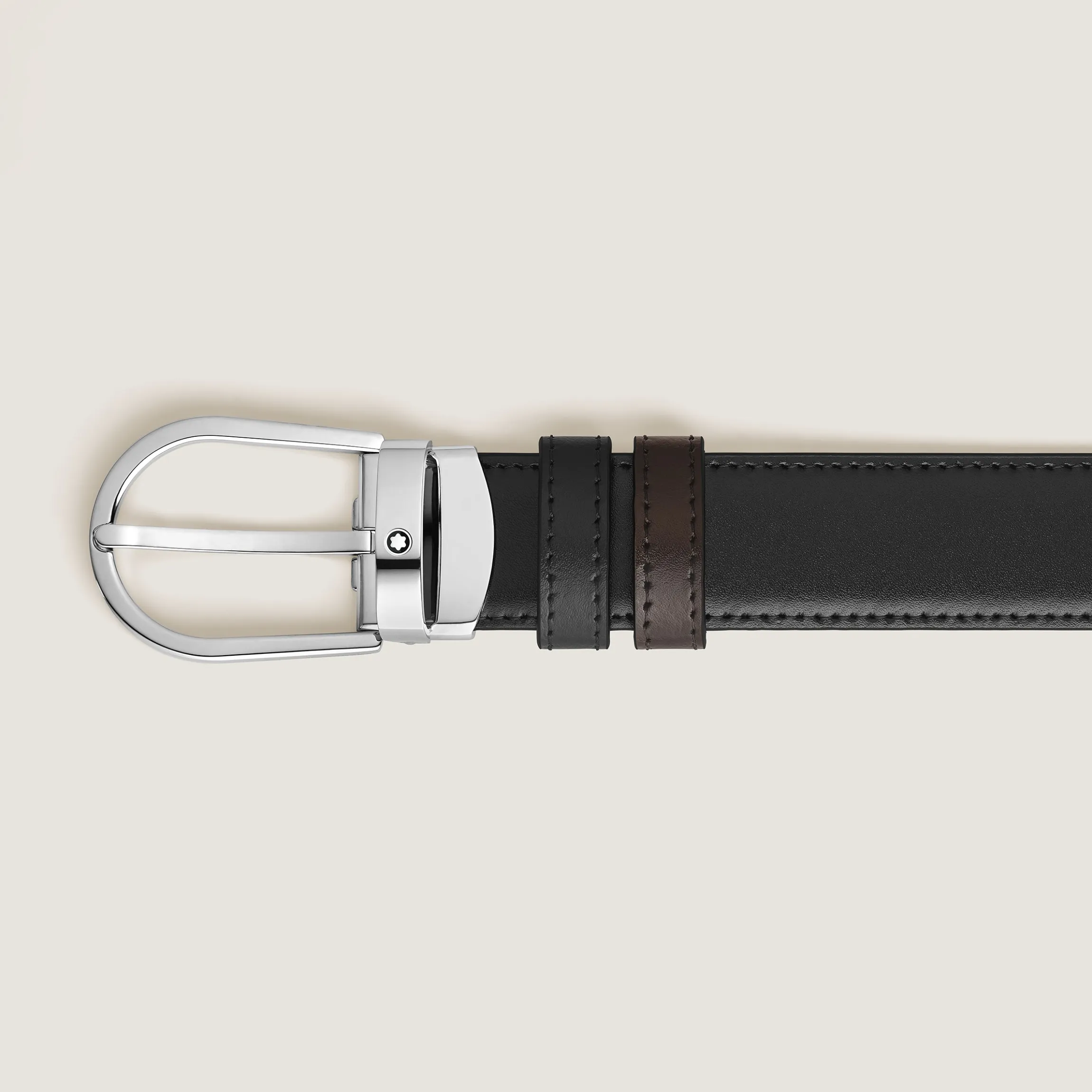 Horseshoe 30 mm Reversible Belt in Meisterstück Leather