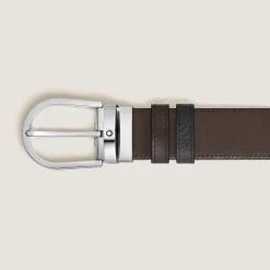 Horseshoe 35 mm Reversible Belt in Grain Leather
