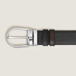 Horseshoe 35 mm Reversible Belt in Grain Leather