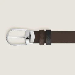 Horseshoe 30 mm Reversible Belt in Grain Leather
