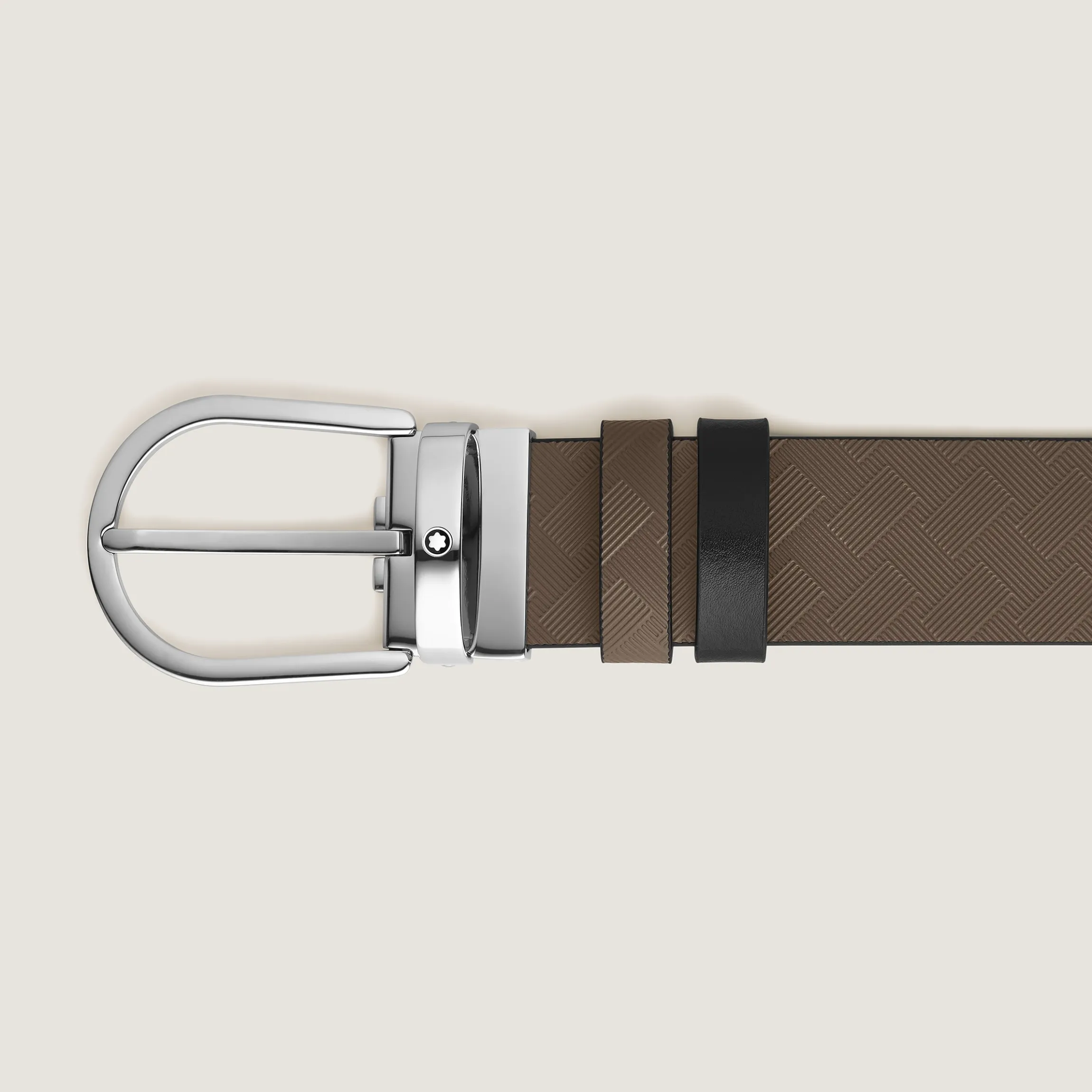 Horseshoe 35 mm Reversible Belt in Extreme Leather