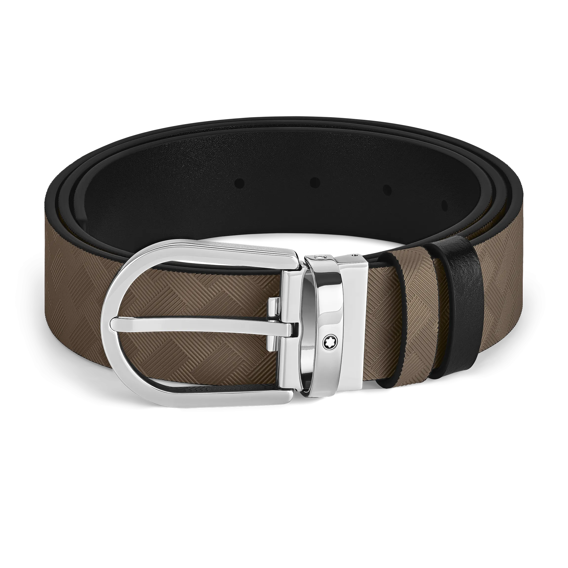 Horseshoe 35 mm Reversible Belt in Extreme Leather