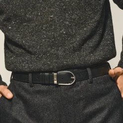 Horseshoe 30 mm Reversible Belt in Sartorial Leather