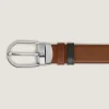 Horseshoe 30 mm Reversible Belt in Sartorial Leather
