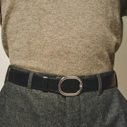 Horseshoe 30 mm Reversible Belt in Sartorial Leather
