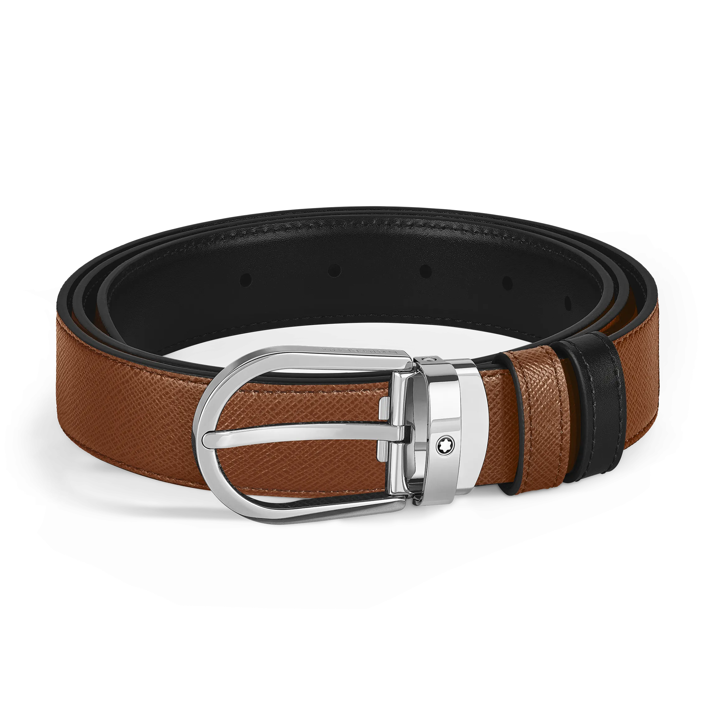 Horseshoe 30 mm Reversible Belt in Sartorial Leather