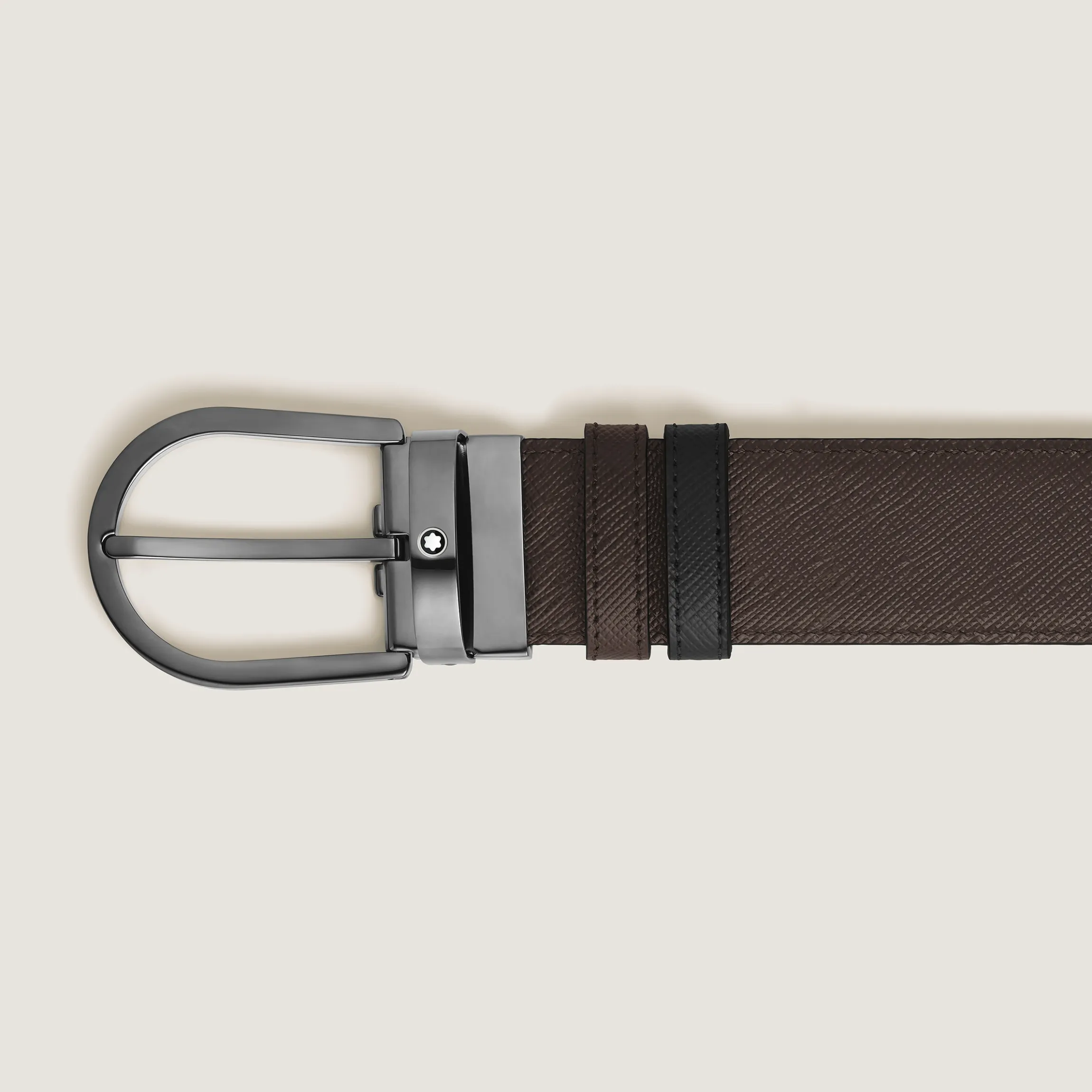 Horseshoe 35 mm Reversible Belt in Sartorial Leather