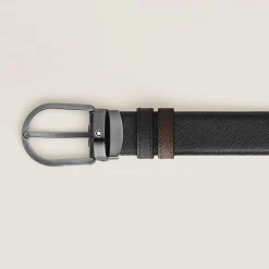 Horseshoe 30 mm Reversible Belt in Sartorial Leather