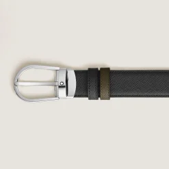 Horseshoe 30 mm Reversible Belt in Sartorial Leather