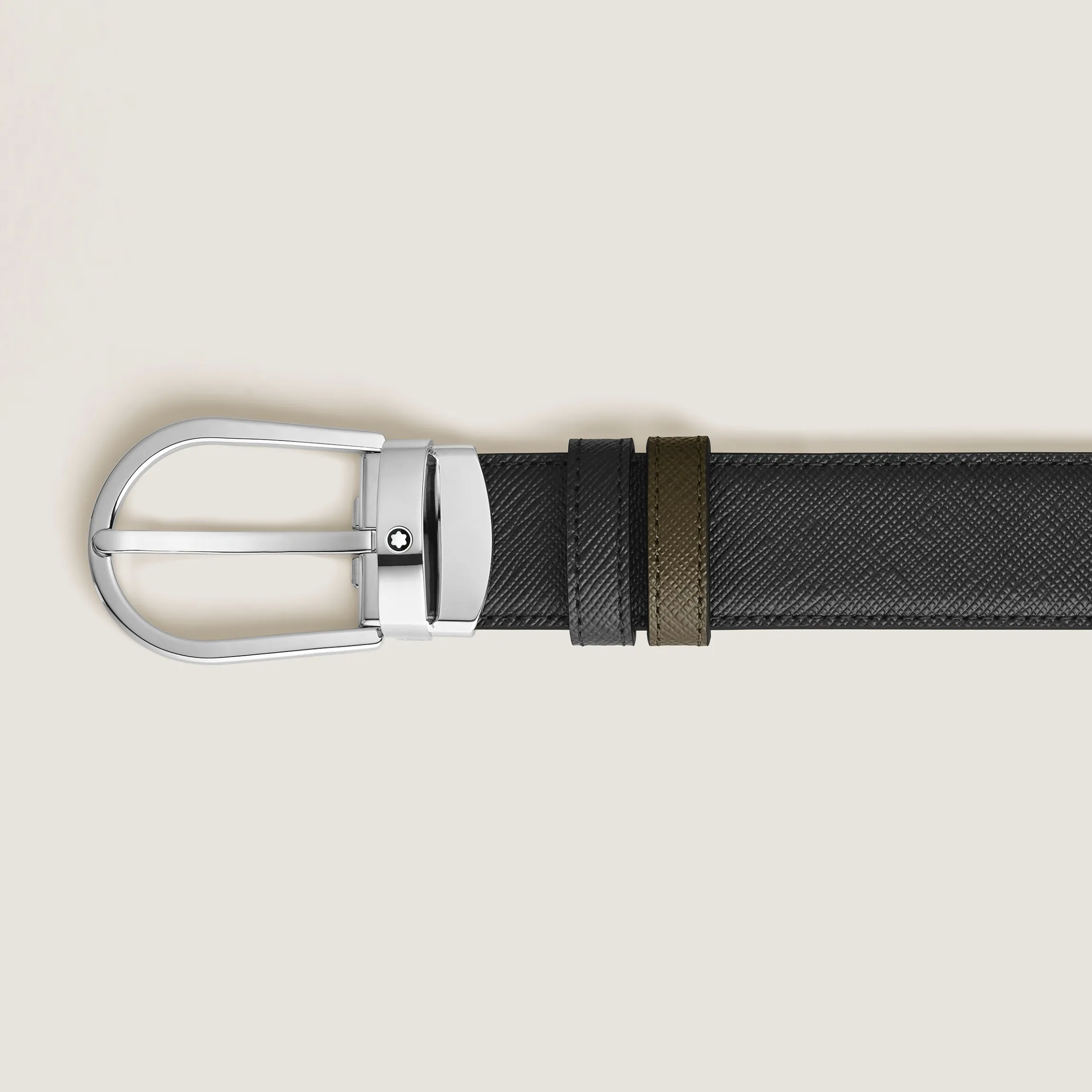 Horseshoe 30 mm Reversible Belt in Sartorial Leather
