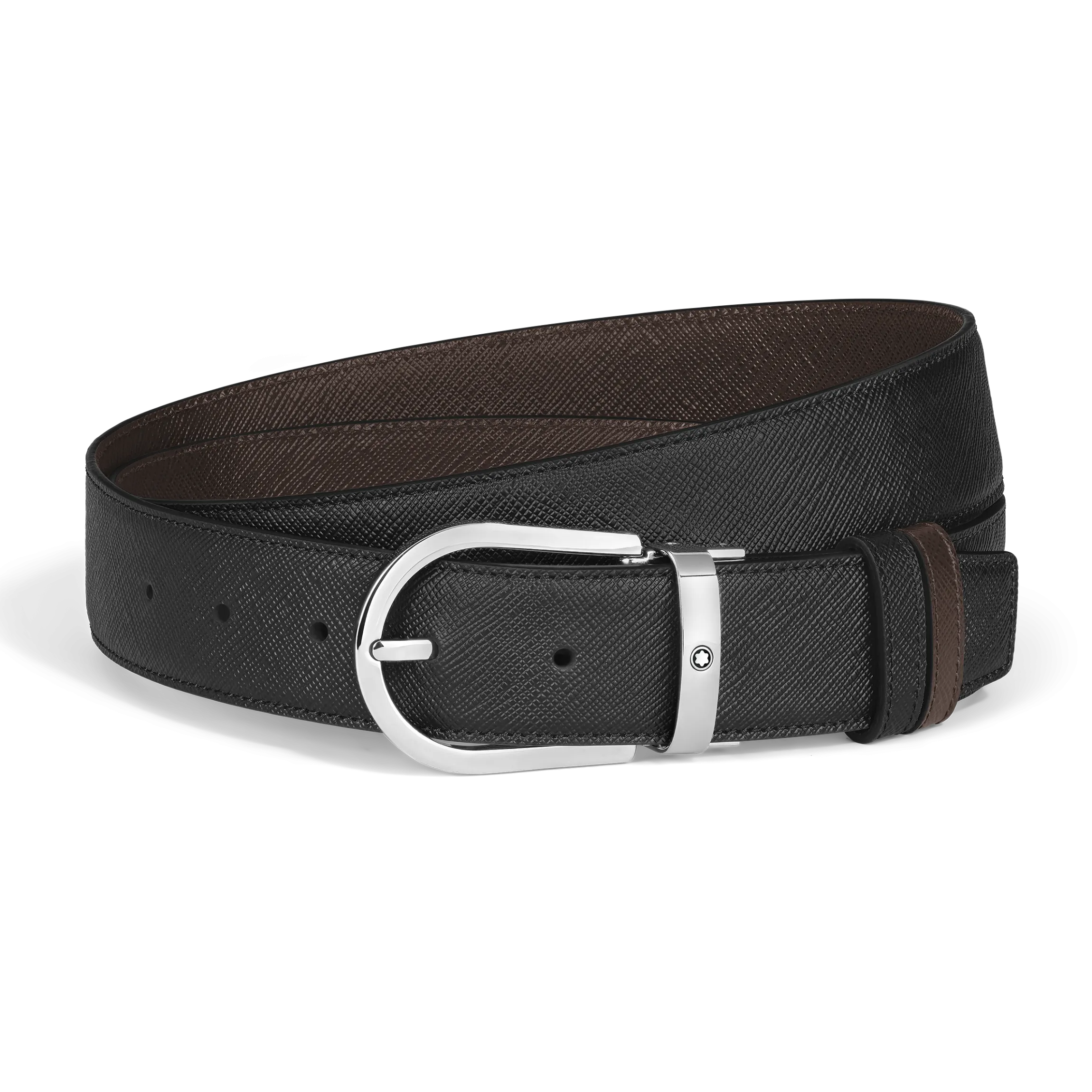 Horseshoe 35 mm Reversible Belt in Sartorial Leather