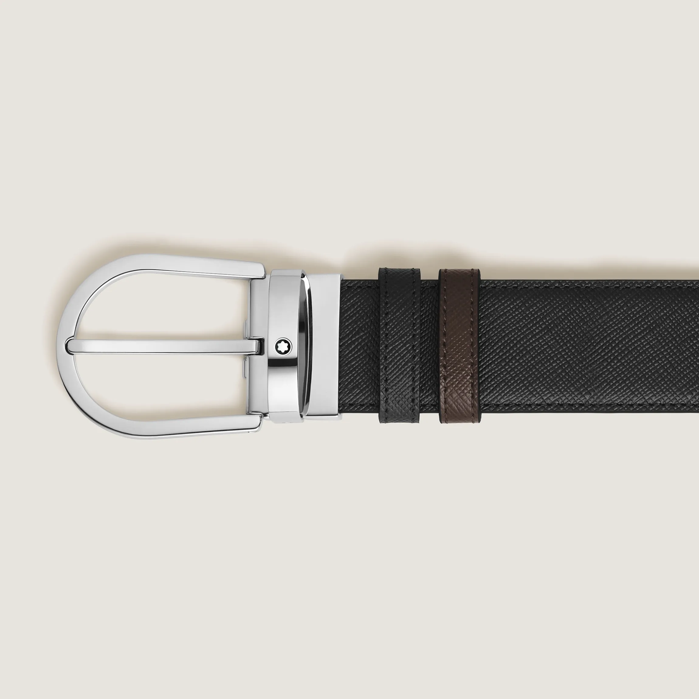 Horseshoe 35 mm Reversible Belt in Sartorial Leather