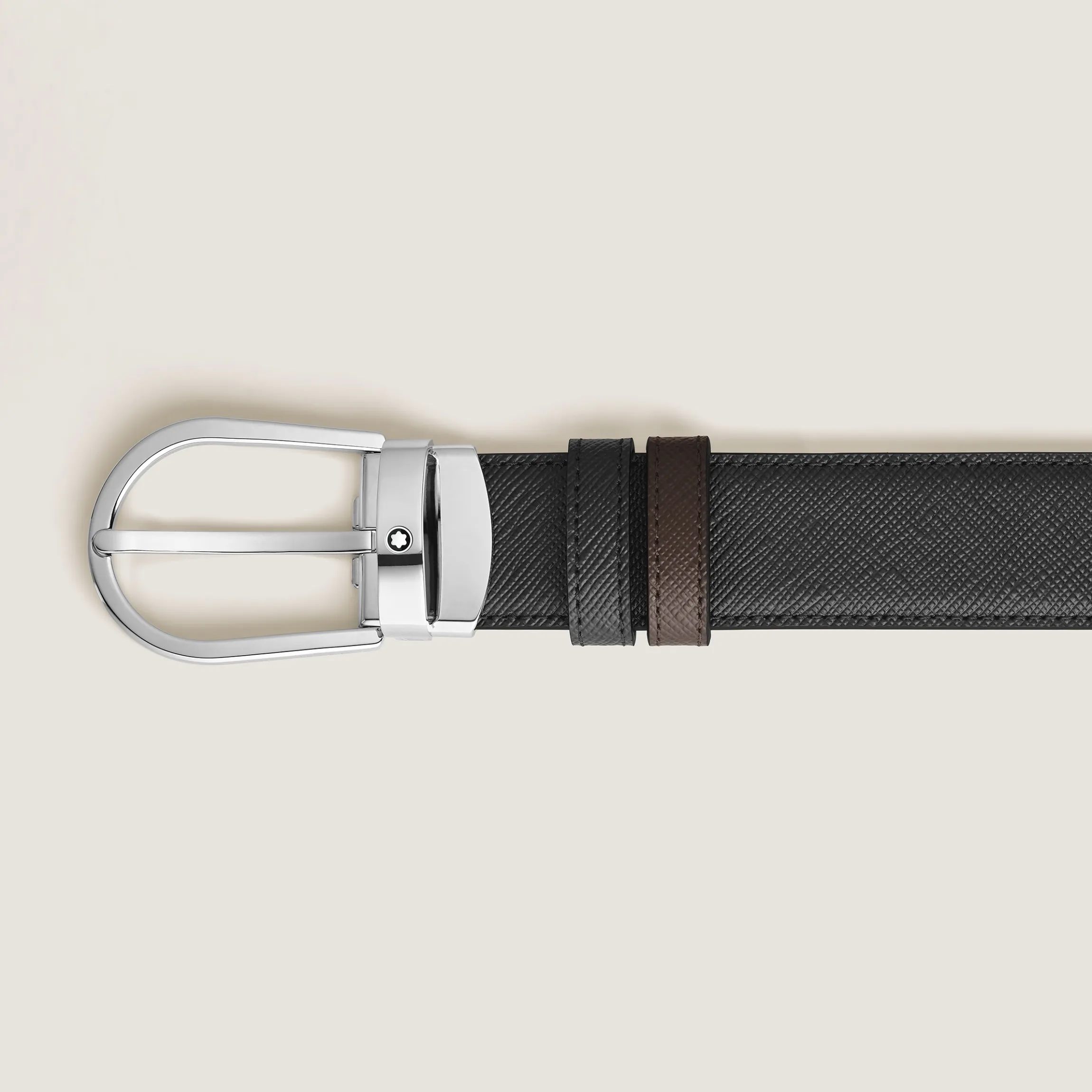 Horseshoe 30 mm Reversible Belt in Sartorial Leather