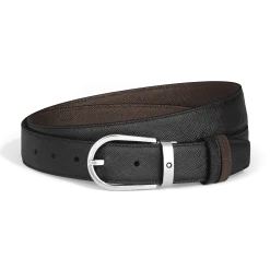 Horseshoe 30 mm Reversible Belt in Sartorial Leather
