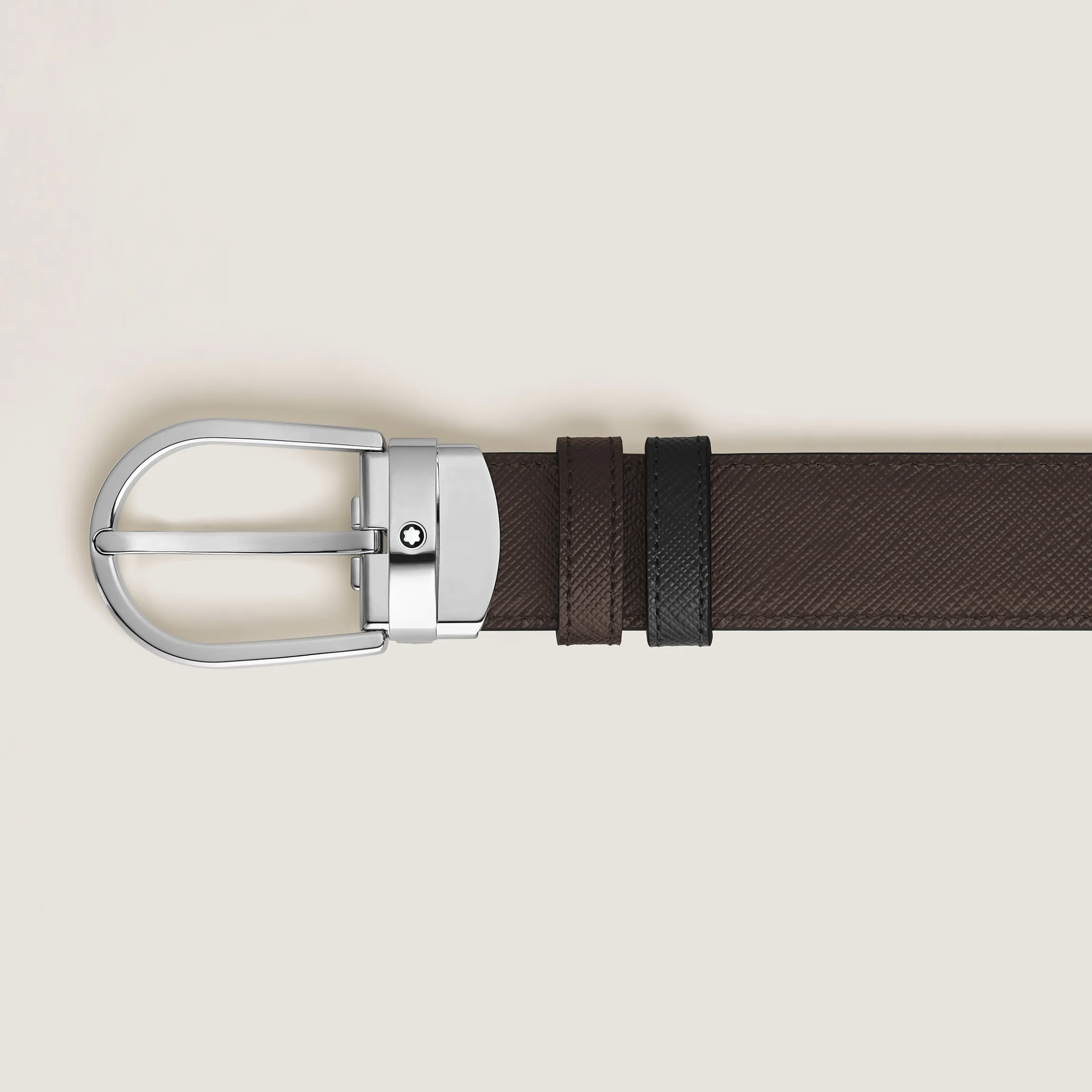 Horseshoe 30 mm Reversible Belt in Sartorial Leather