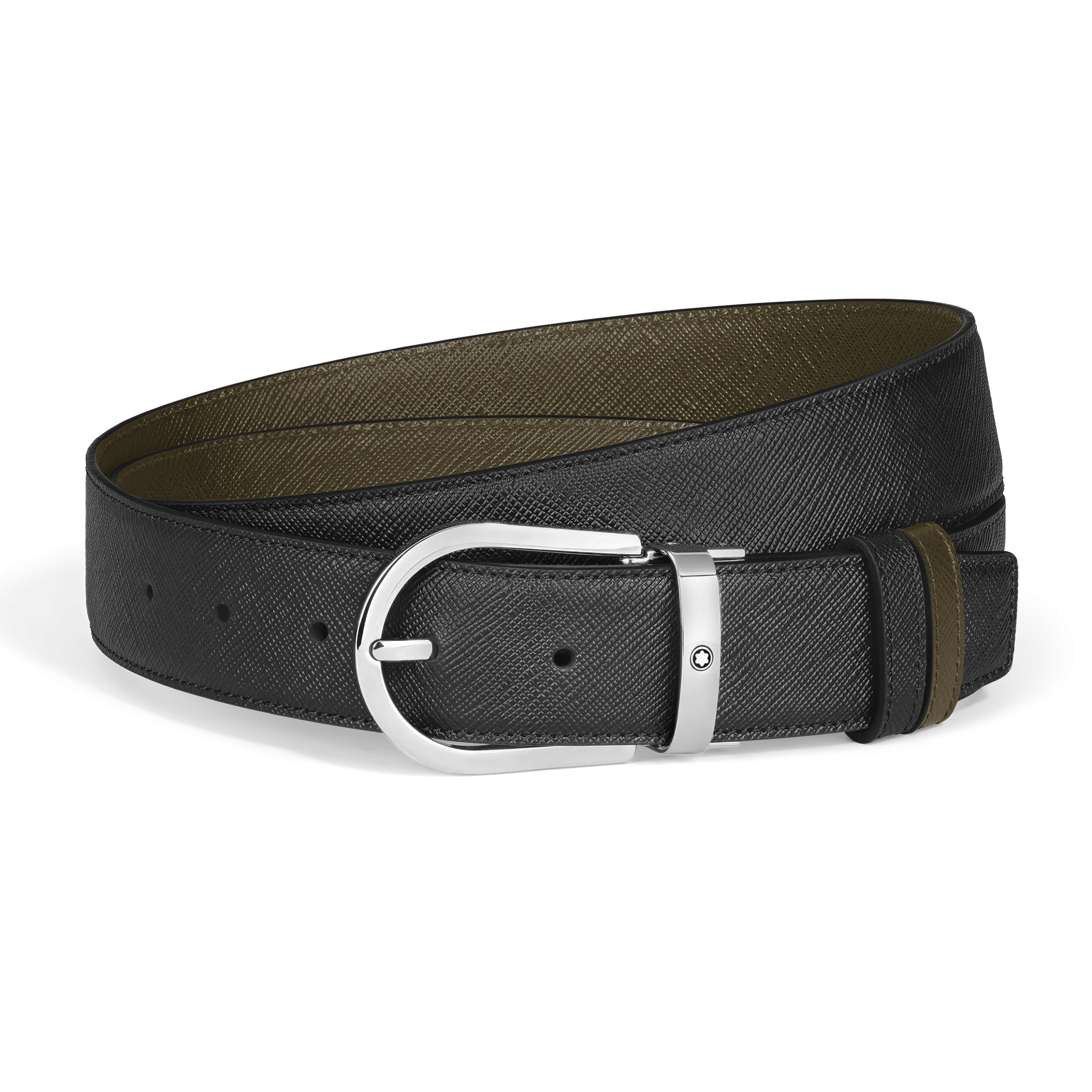 Horseshoe 35 mm Reversible Belt in Sartorial Leather
