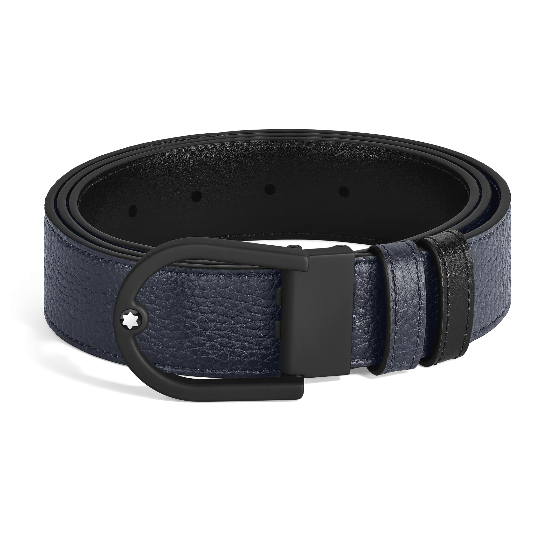 Horseshoe 35 mm Reversible Belt in Grain Leather