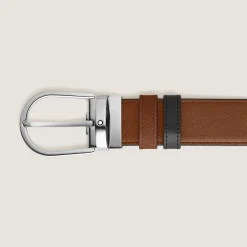Horseshoe 35 mm Reversible Belt in Sartorial Leather