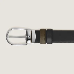 Horseshoe 30 mm Reversible Belt in Grain Leather