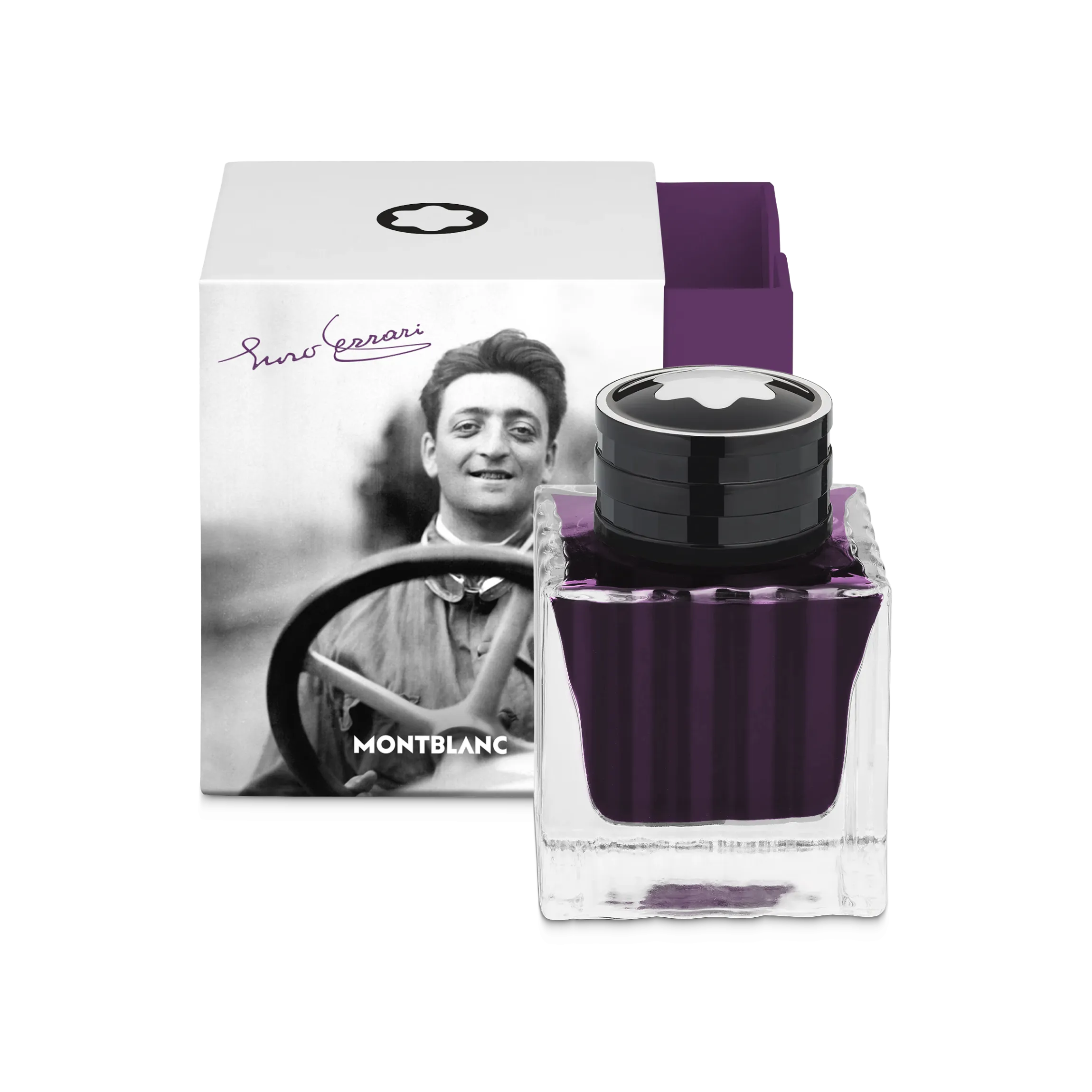Ink Bottle, Great Characters Homage to Enzo Ferrari, Purple - 50ml