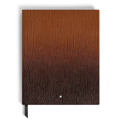 Large Notebook in Corteccia Sfumato Leather, Lined Pages