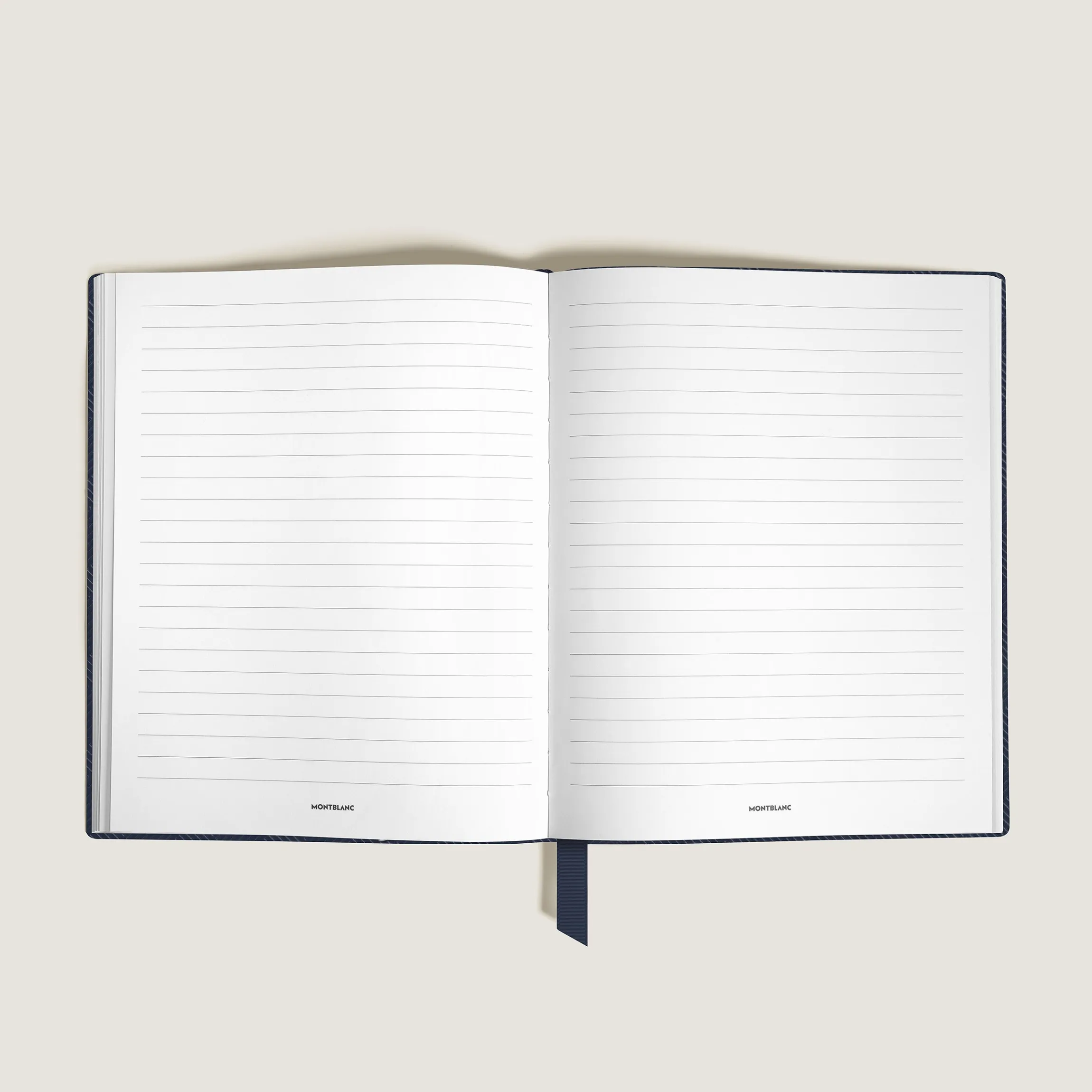 Large Notebook in Extreme Leather, Lined Pages