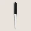 Letter Opener, Croco-Embossed Leather, Black