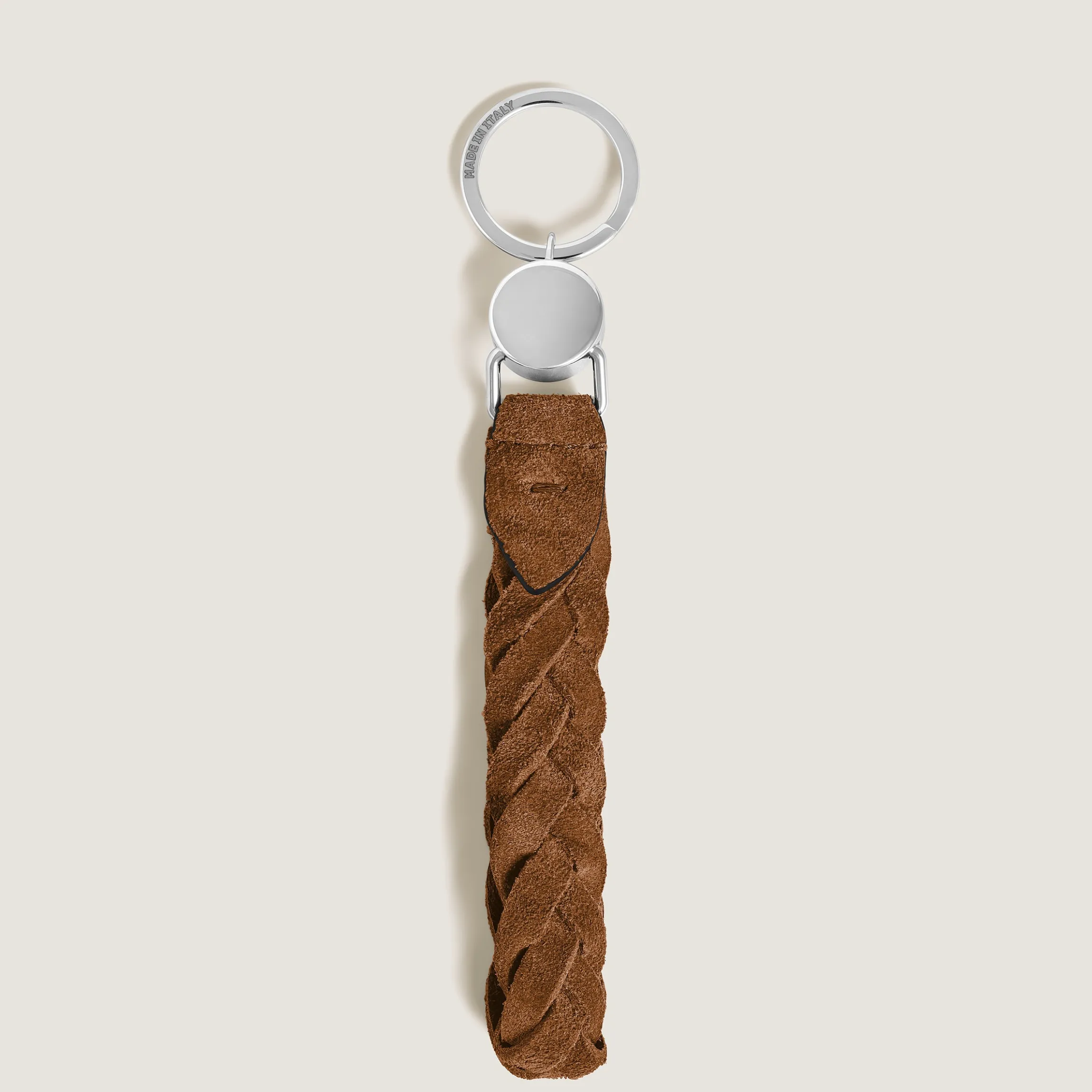 Loop Key Holder in Suede Leather