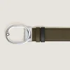 L'Ovale 35 mm Reversible Belt in Sartorial Leather