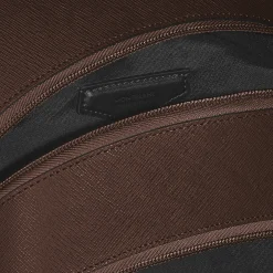 Medium Backpack with 3 Compartments in Sartorial Leather