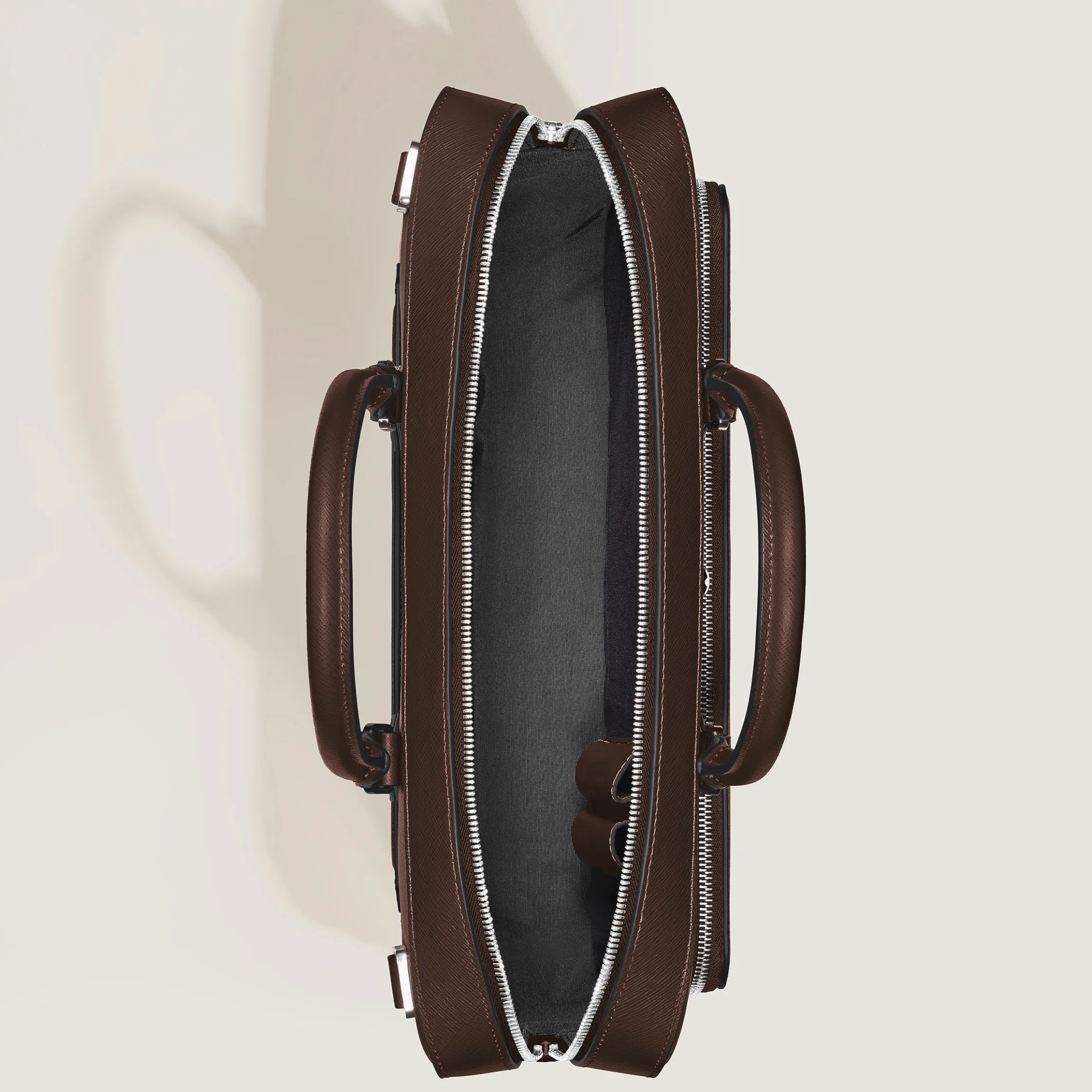 Medium Briefcase with Pocket in Sartorial Leather