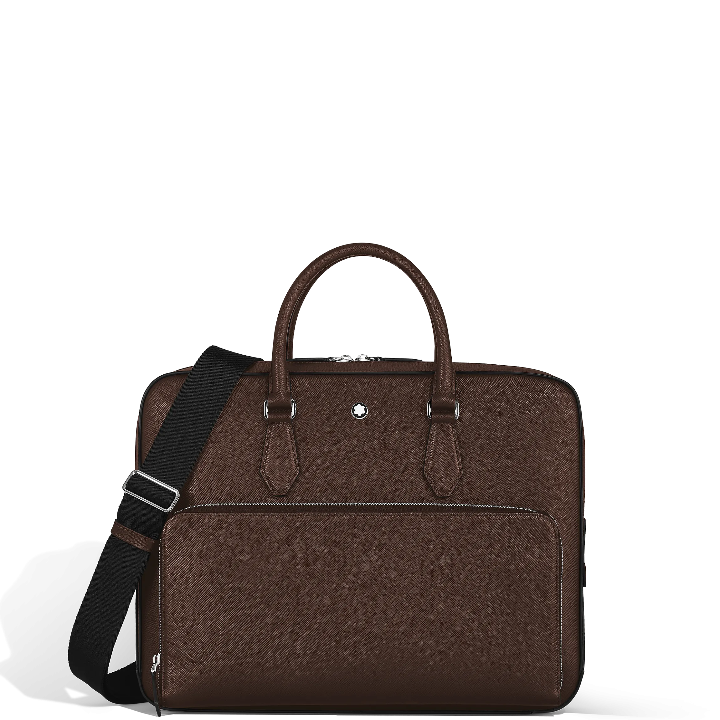 Medium Briefcase with Pocket in Sartorial Leather
