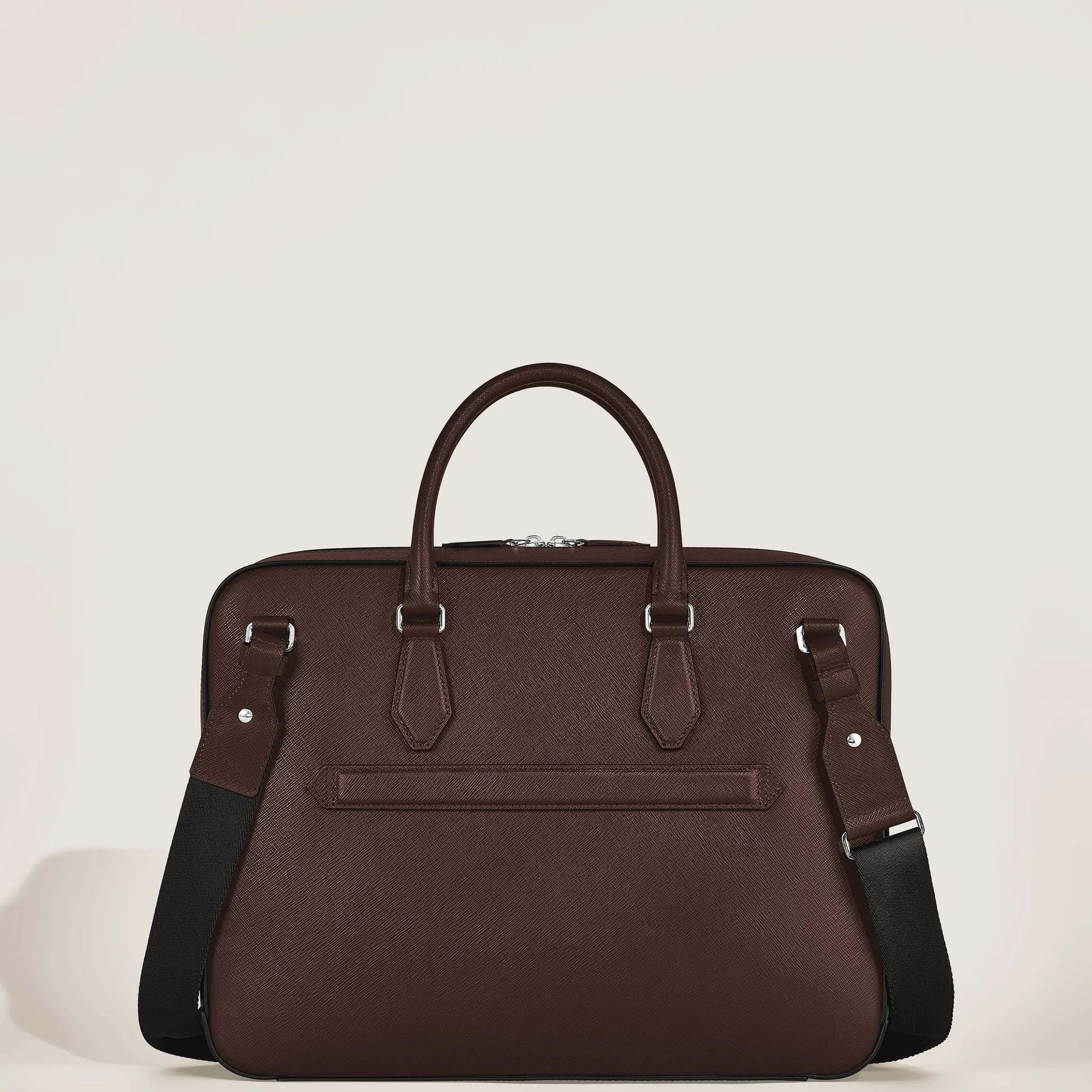 Medium Briefcase with Pocket in Sartorial Leather