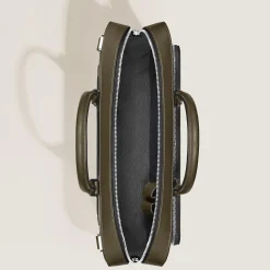 Medium Briefcase with Pocket in Sartorial Leather