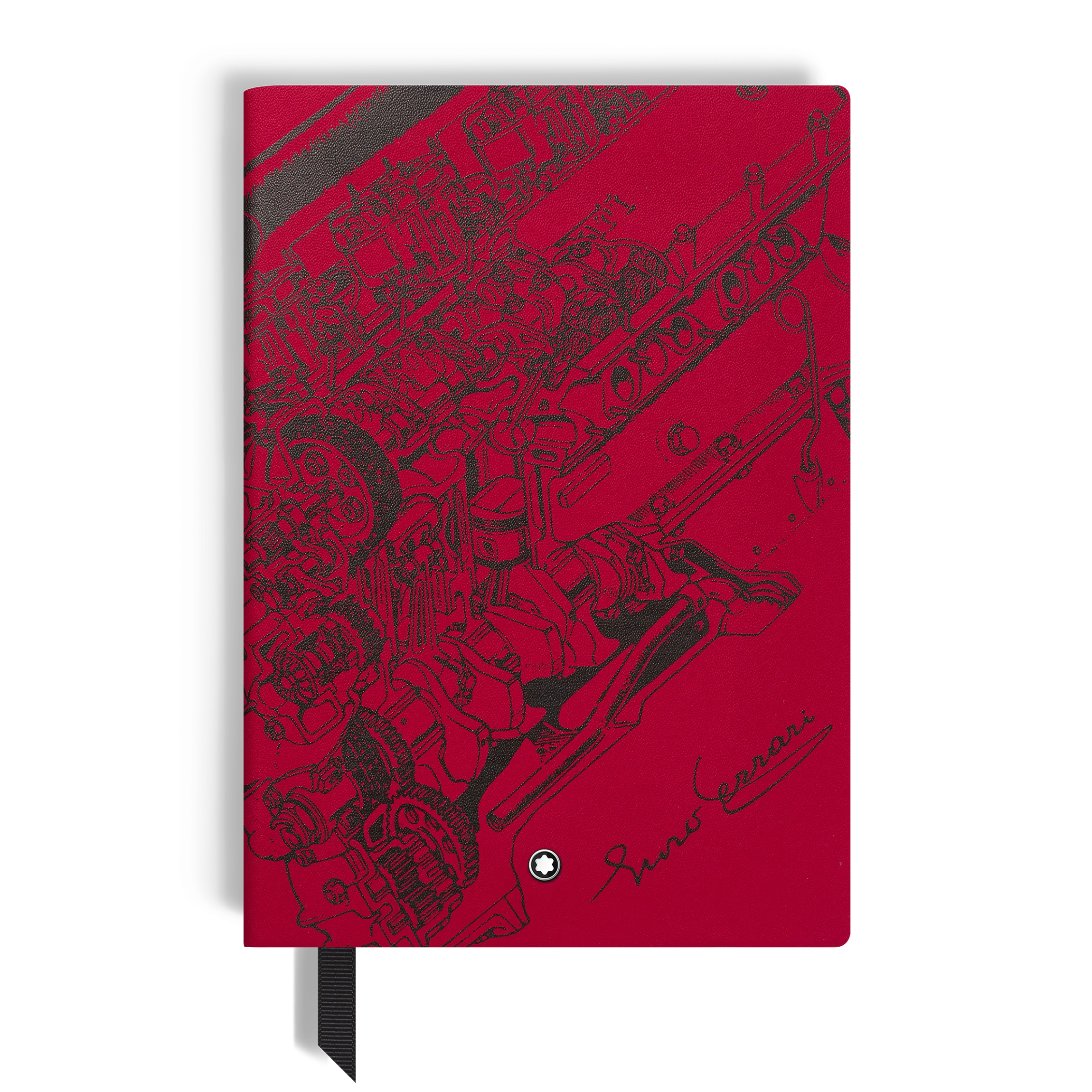 Medium Notebook, Great Characters Enzo Ferrari Special Edition, Lined Pages